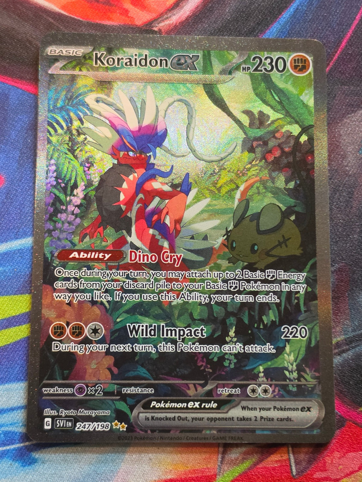 Koraidon ex Special Illustration Rare SV01: Scarlet & Violet Base Set 247/198 NM Pokemon