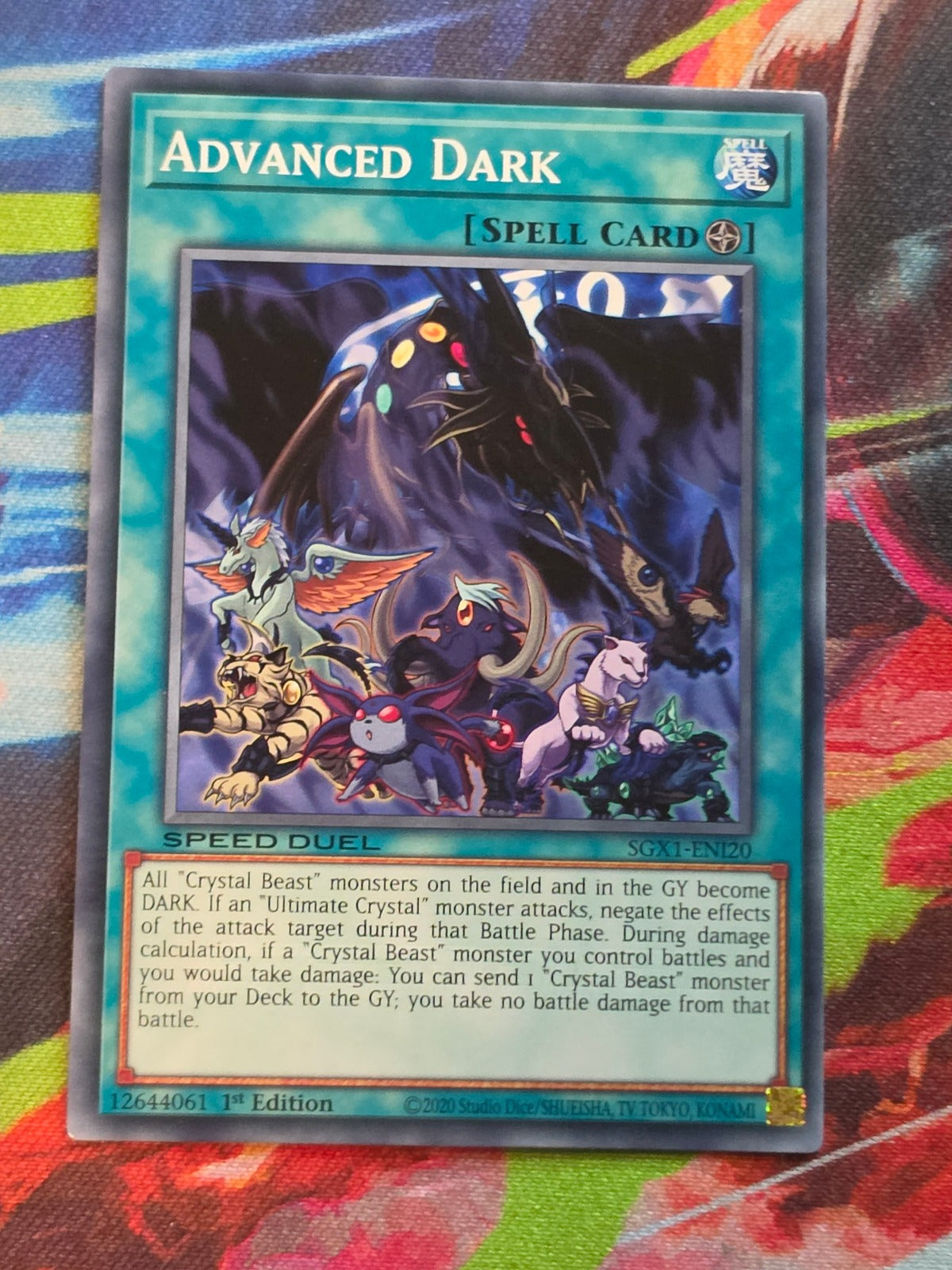 Advanced Dark Common Speed Duel GX: Duel Academy Box SGX1-ENI20 1st Edition LP Yu-Gi-Oh!