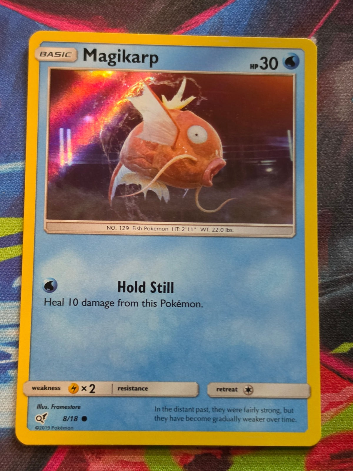 Magikarp Holo Common Detective Pikachu 8/18 LP Pokemon