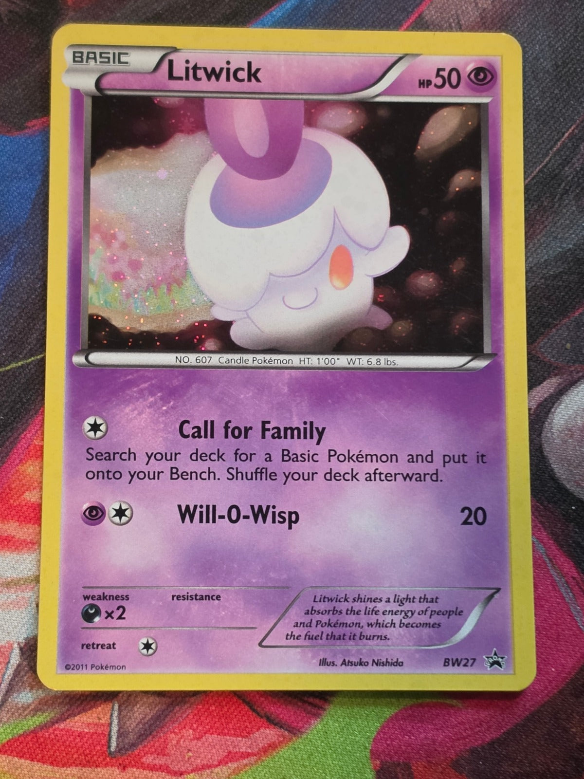 Litwick Promo Black and White Promos BW27 LP+ Pokemon