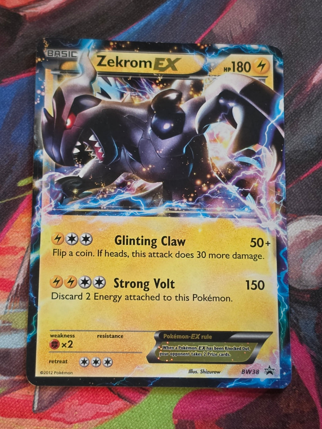 Zekrom EX Promo Black and White Promos BW38 LP Pokemon