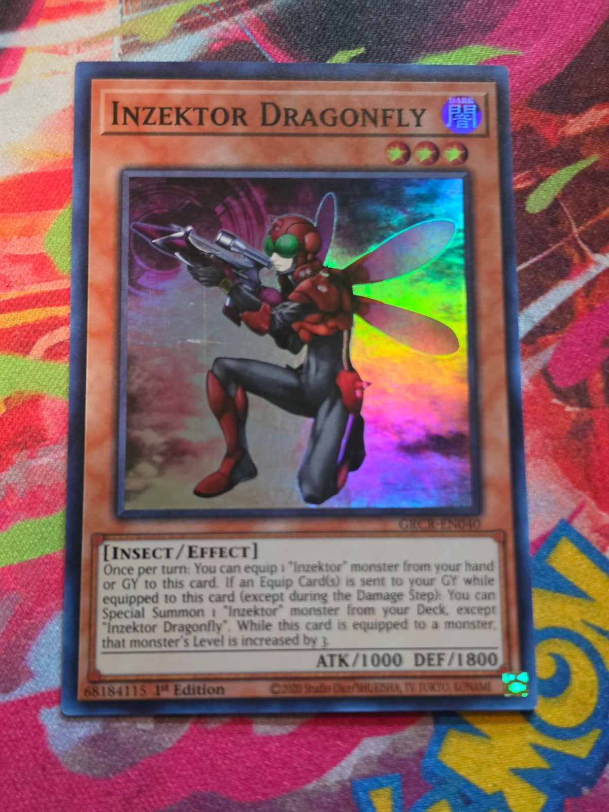 Inzektor Dragonfly Super Rare The Grand Creators GRCR-EN040 1st Edition NM Yu-Gi-Oh!