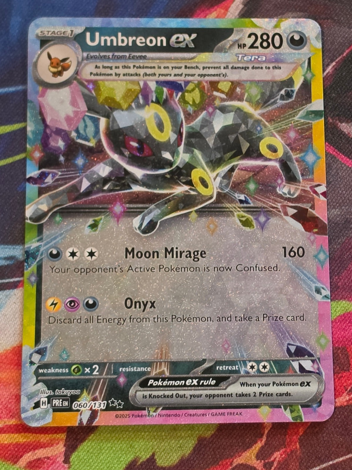 Umbreon ex Double Rare SV: Prismatic Evolutions 060/131 NM Pokemon