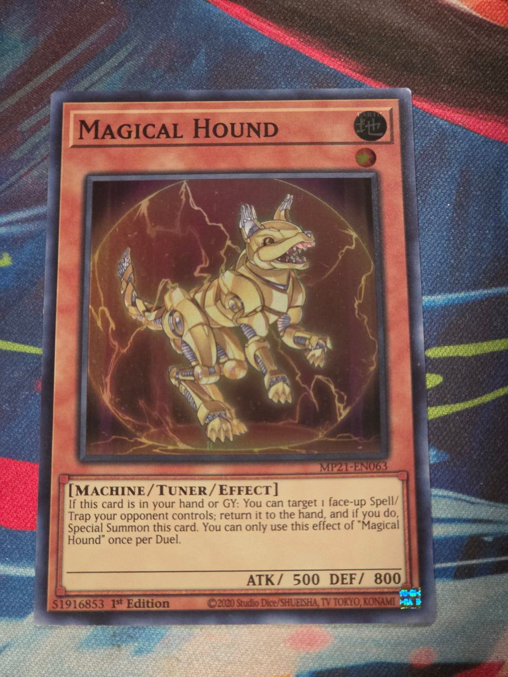 Magical Hound Super Rare 2021 Tin of Ancient Battles MP21-EN063 1st Edition LP Yu-Gi-Oh!