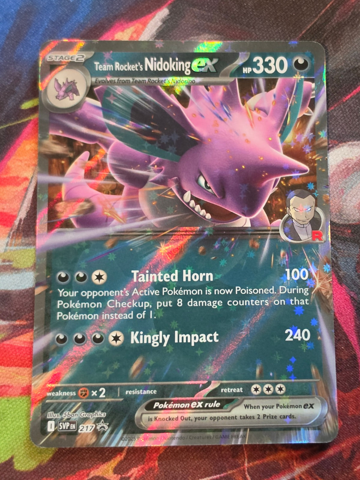 Team Rocket's Nidoking ex - 217 - SV: Scarlet & Violet Promo Cards - Promo - NM Pokemon