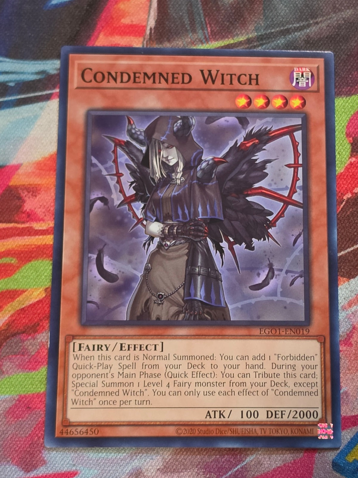 Condemned Witch Common Egyptian God Deck: Obelisk the Tormentor EGO1-EN019 LP