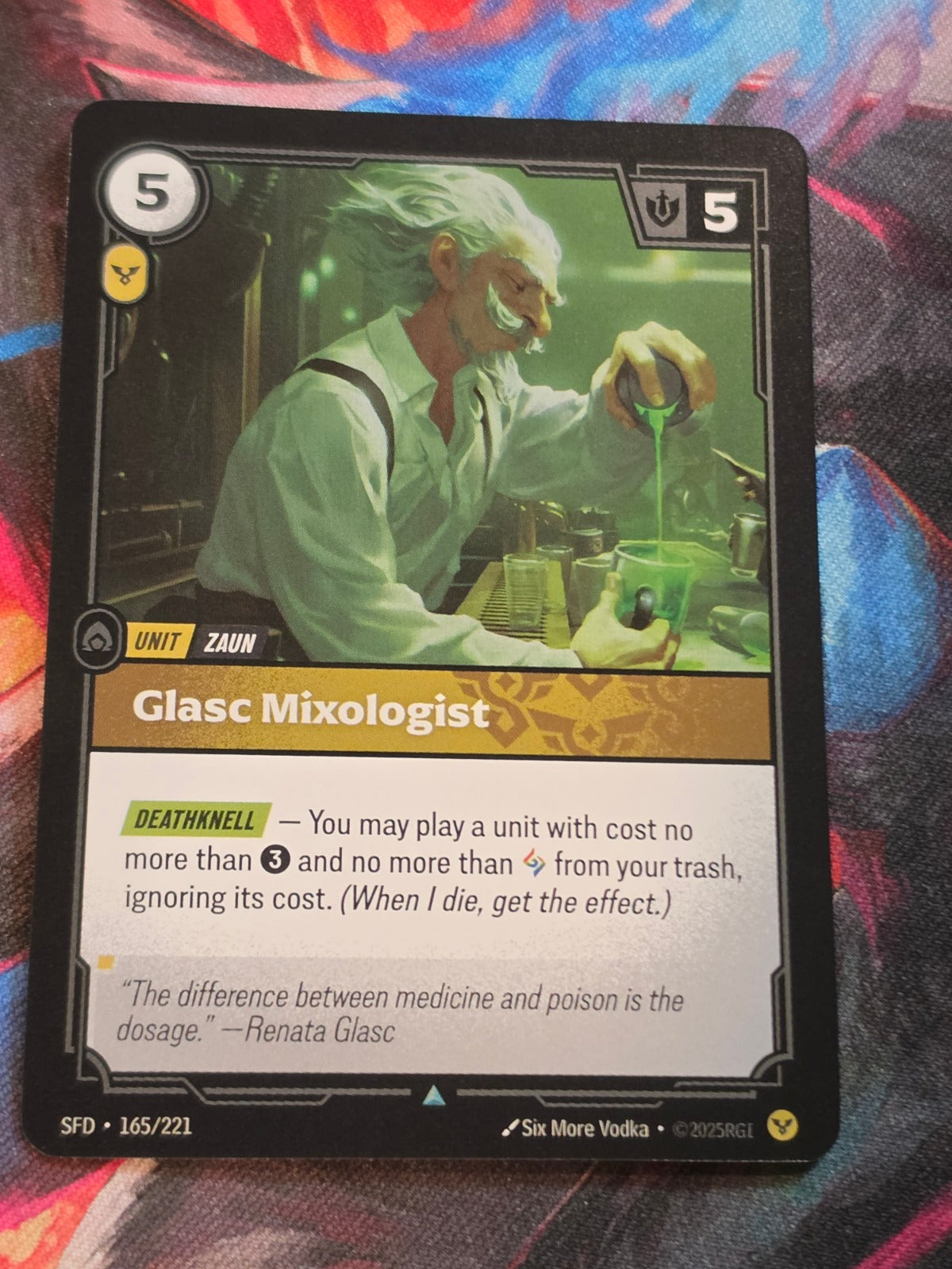 Glasc Mixologist - 165/221 - Spiritforged - Uncommon - NM