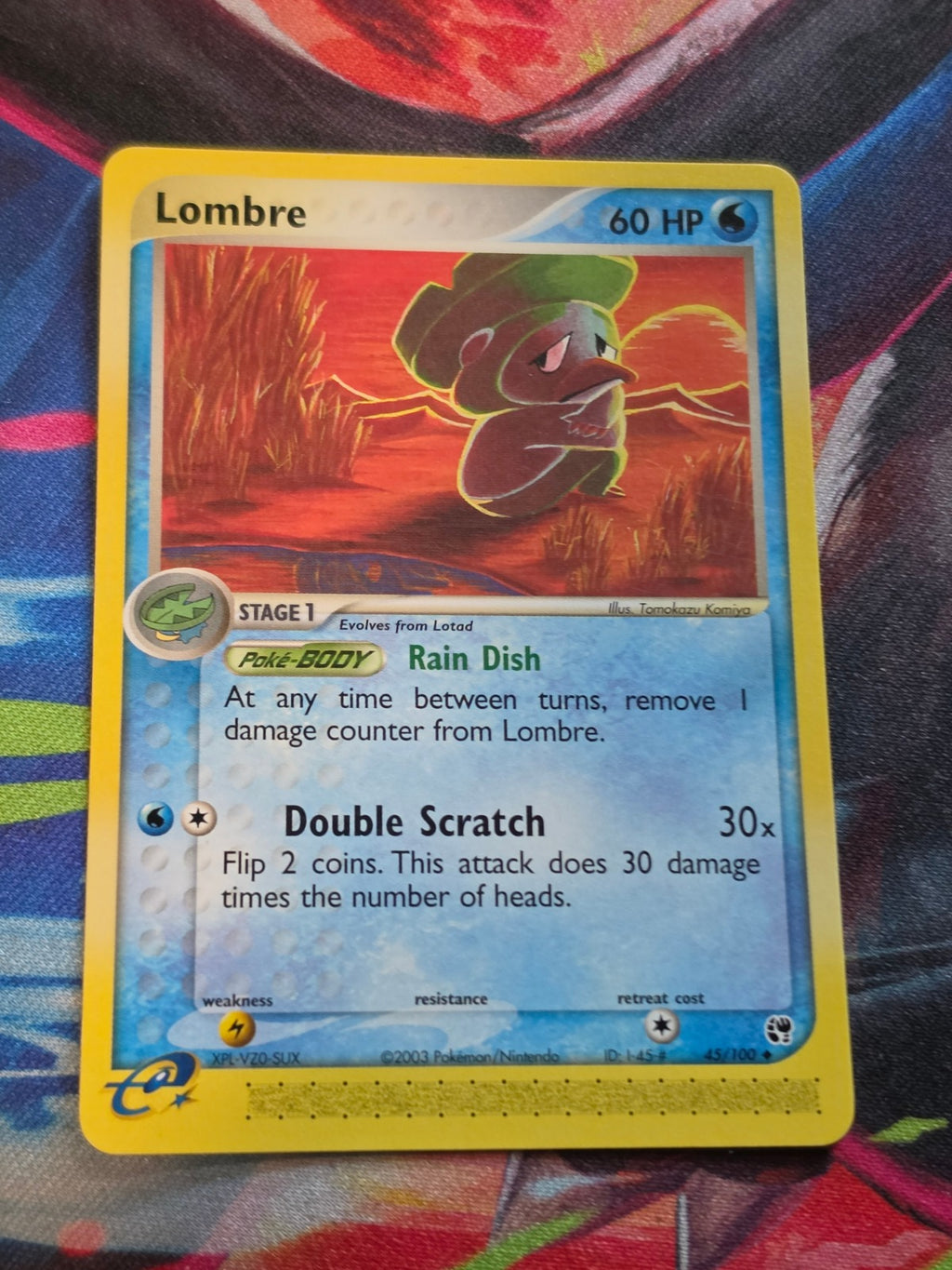 Lombre - 45/100 - EX Sandstorm - Uncommon - NM - Pokemon
