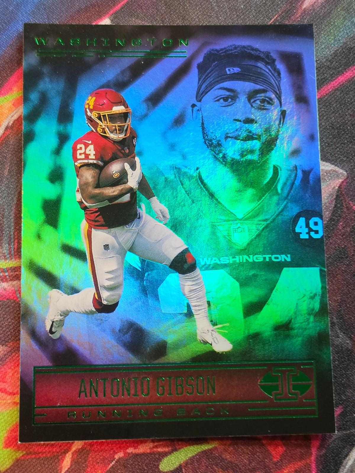 Antonio Gibson 2021 Panini Illusions 52 NM Football