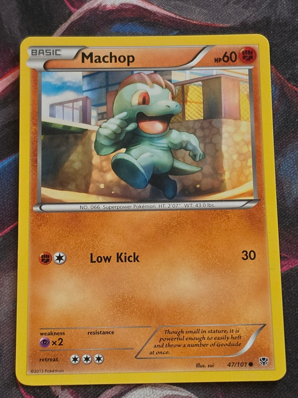 Machop - 47/101 - Plasma Blast - Common - LP - Pokemon