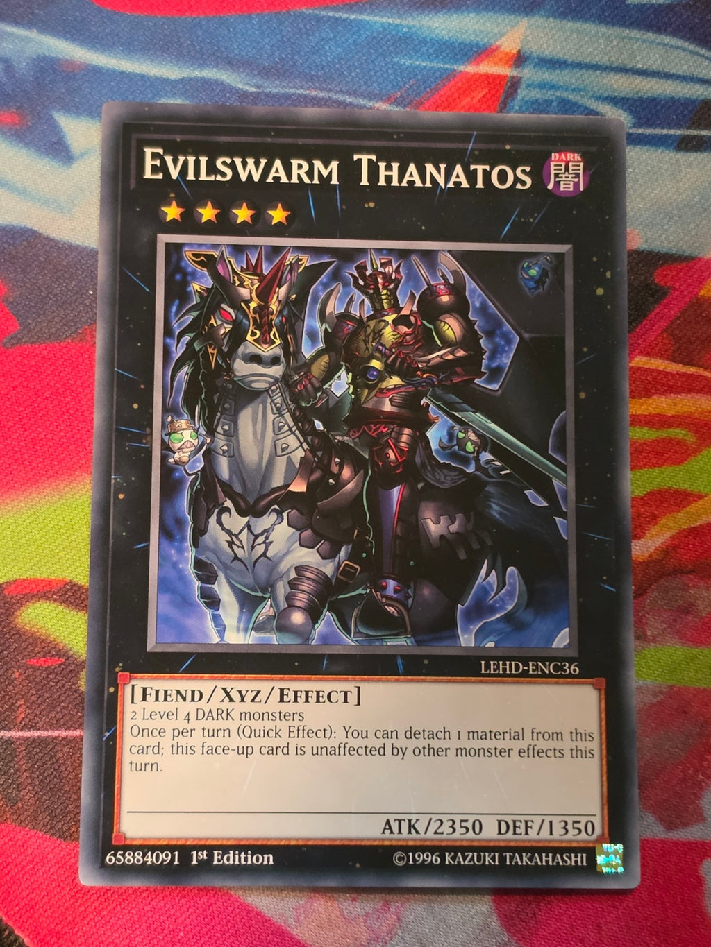 Evilswarm Thanatos Common Legendary Hero Decks LEHD-ENC36 LP