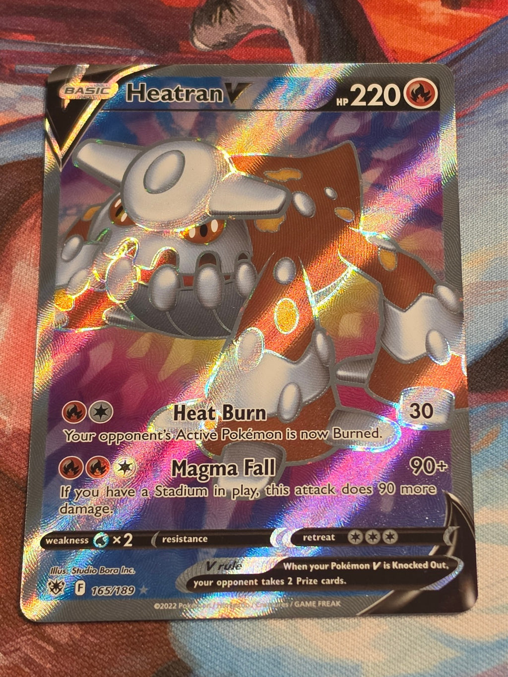 Heatran V (Full Art) Ultra Rare SWSH10: Astral Radiance 165/189 NM Pokemon