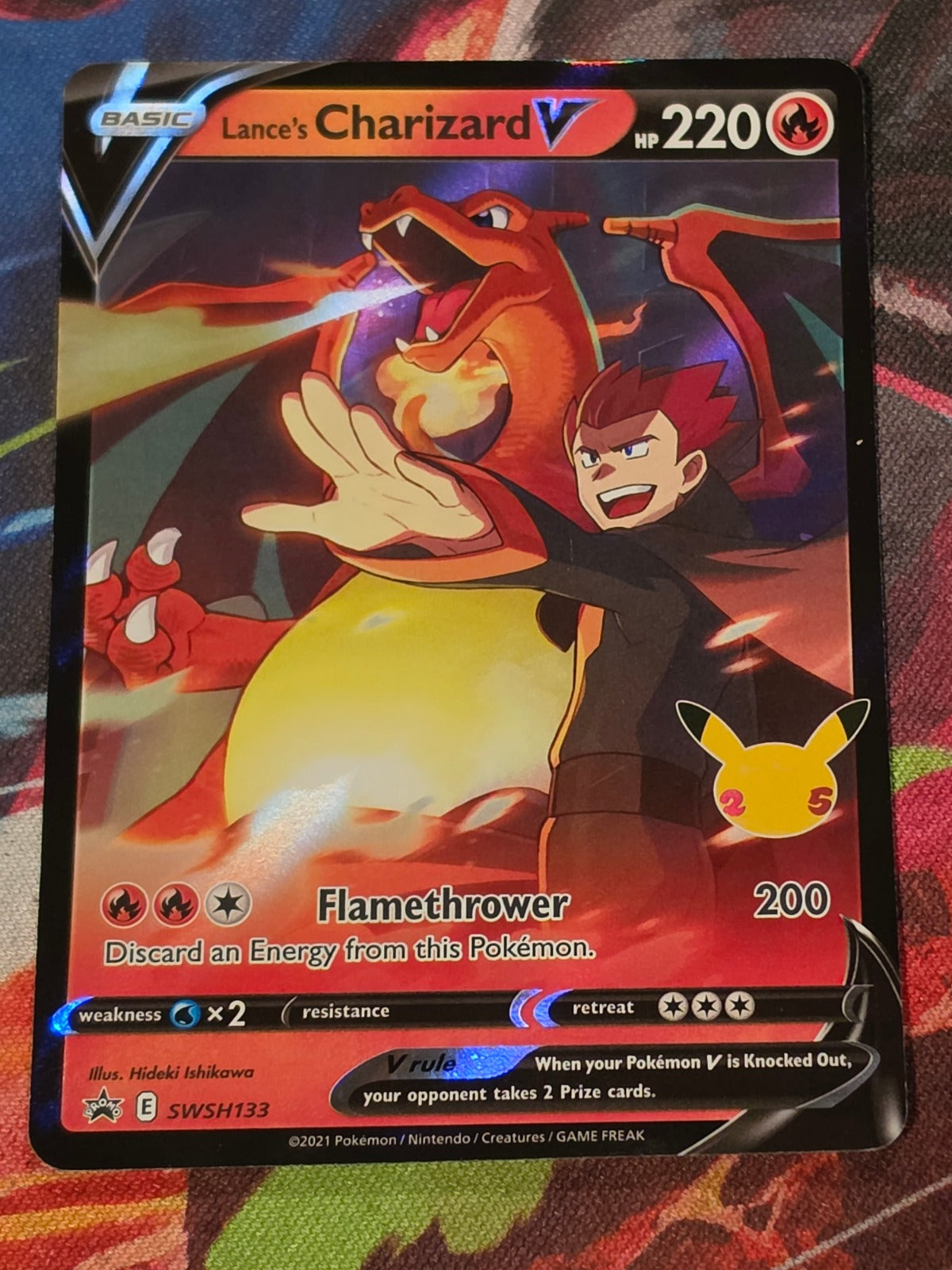 Lance's Charizard V Promo SWSH: Sword & Shield Promo Cards SWSH133 NM-/LP+