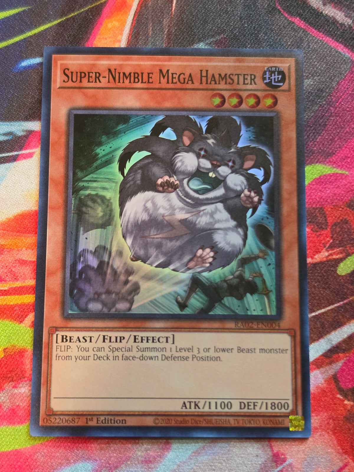 Super-Nimble Mega Hamster Super Rare 25th Anniversary Rarity Collection II RA02-EN004 NM