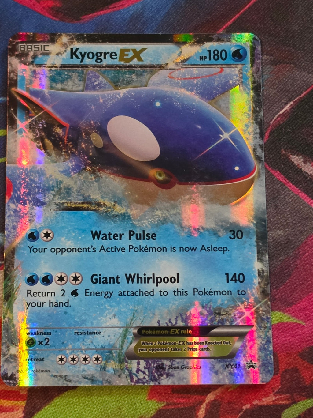 Kyogre EX Promo XY Promos XY41 LP+ Pokemon