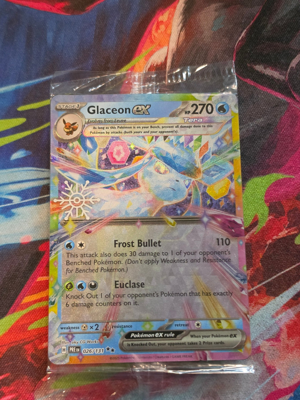 Glaceon ex (Holiday Calendar) Double Rare Miscellaneous Cards & Products 026/131 NM SEALED Pokemon