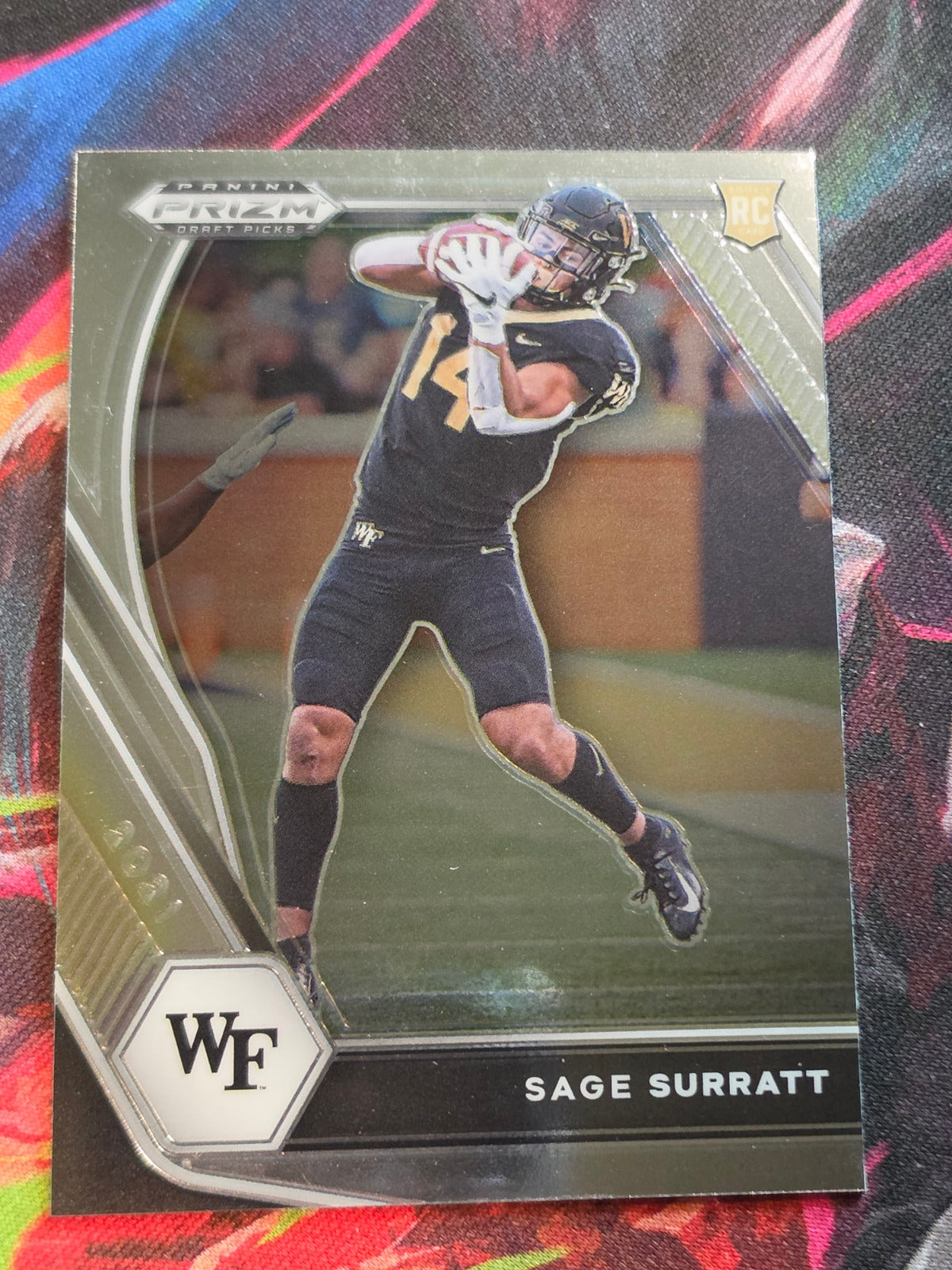 Sage Surratt 2021 Panini Prizm Draft Picks - Silver Prizm 134 NM Football