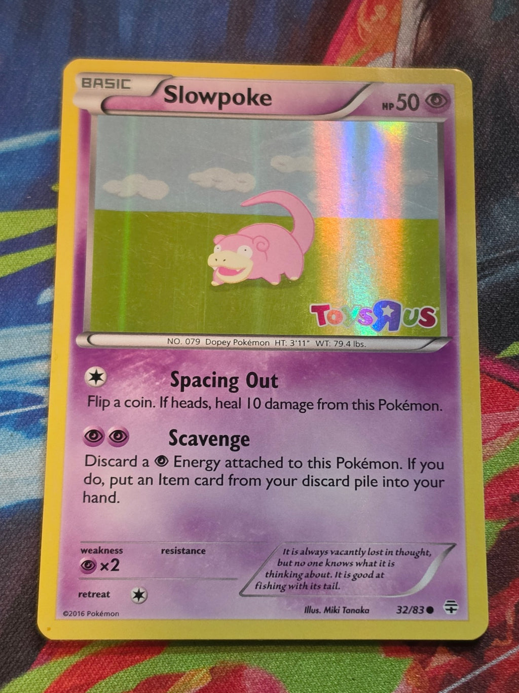Slowpoke (Toys R Us) Promo Miscellaneous Cards & Products 032/083 MP-/HP+ Pokemon