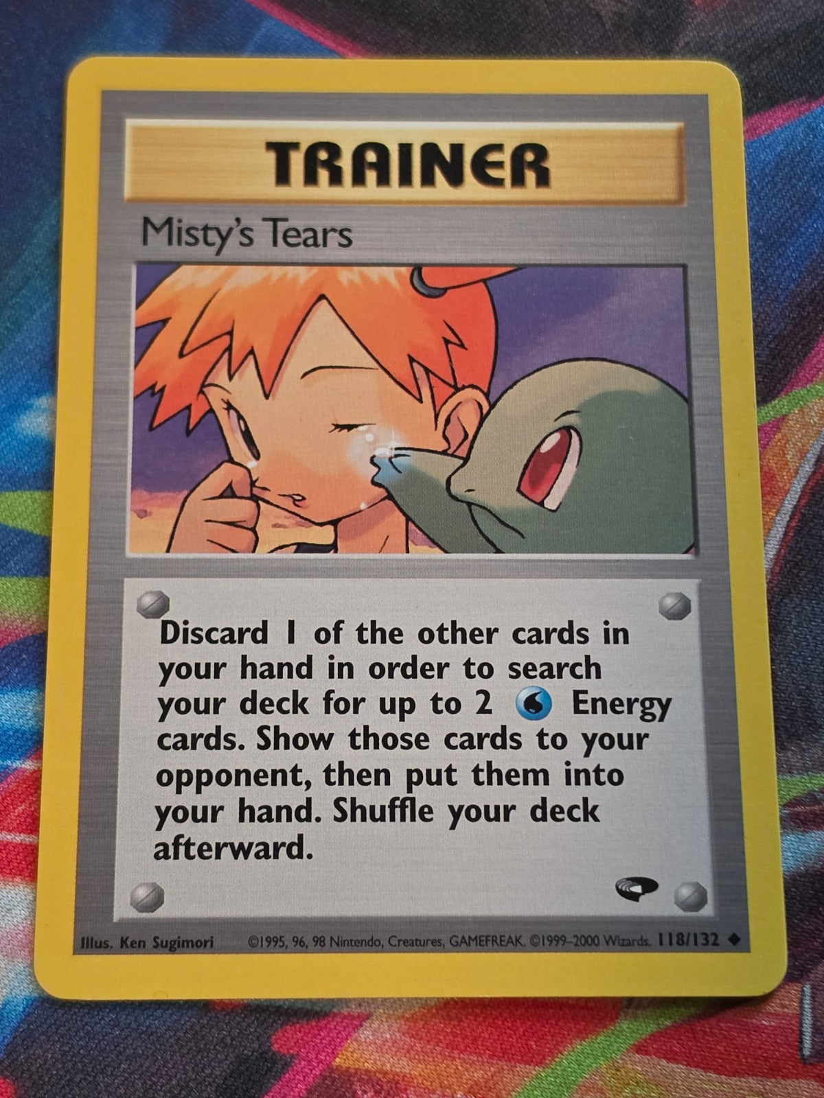 Misty's Tears - 118/132 - Gym Challenge - Uncommon - Unlimited - LP+ Pokemon