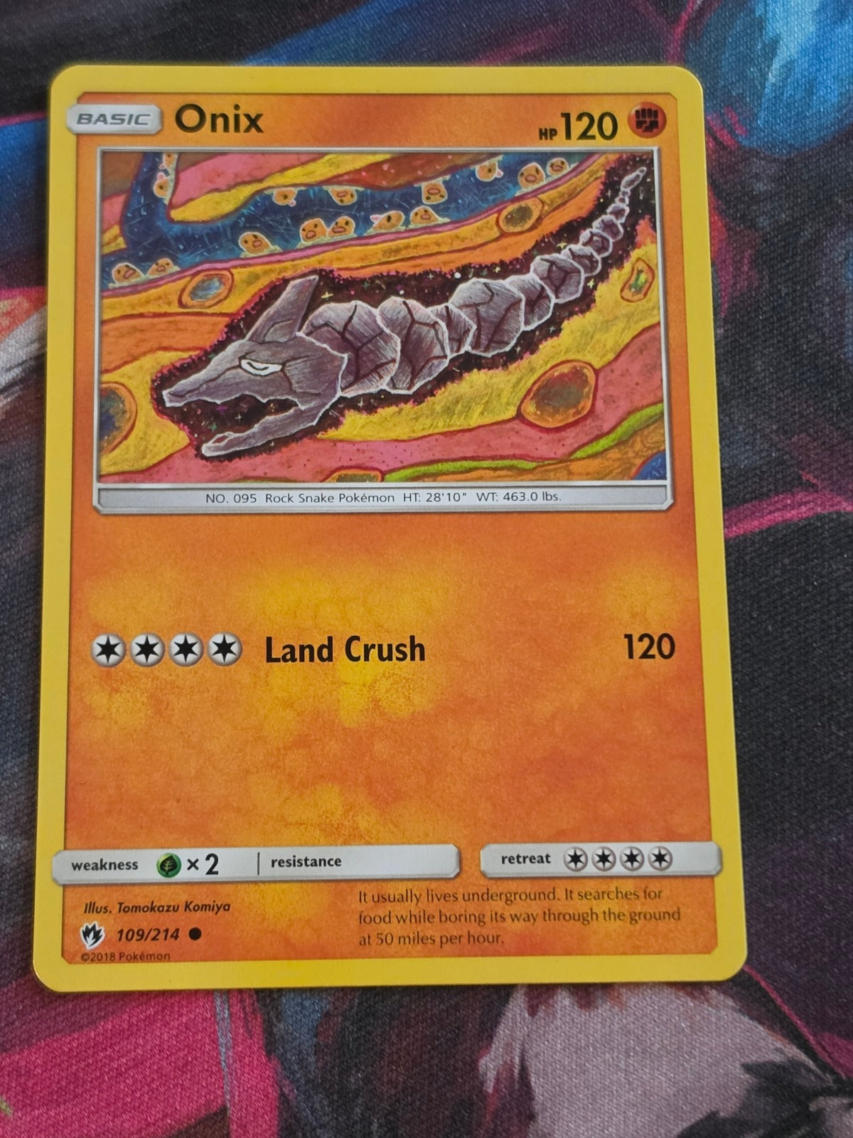 Onix - 109/214 - SM - Lost Thunder - Common - LP - Pokemon
