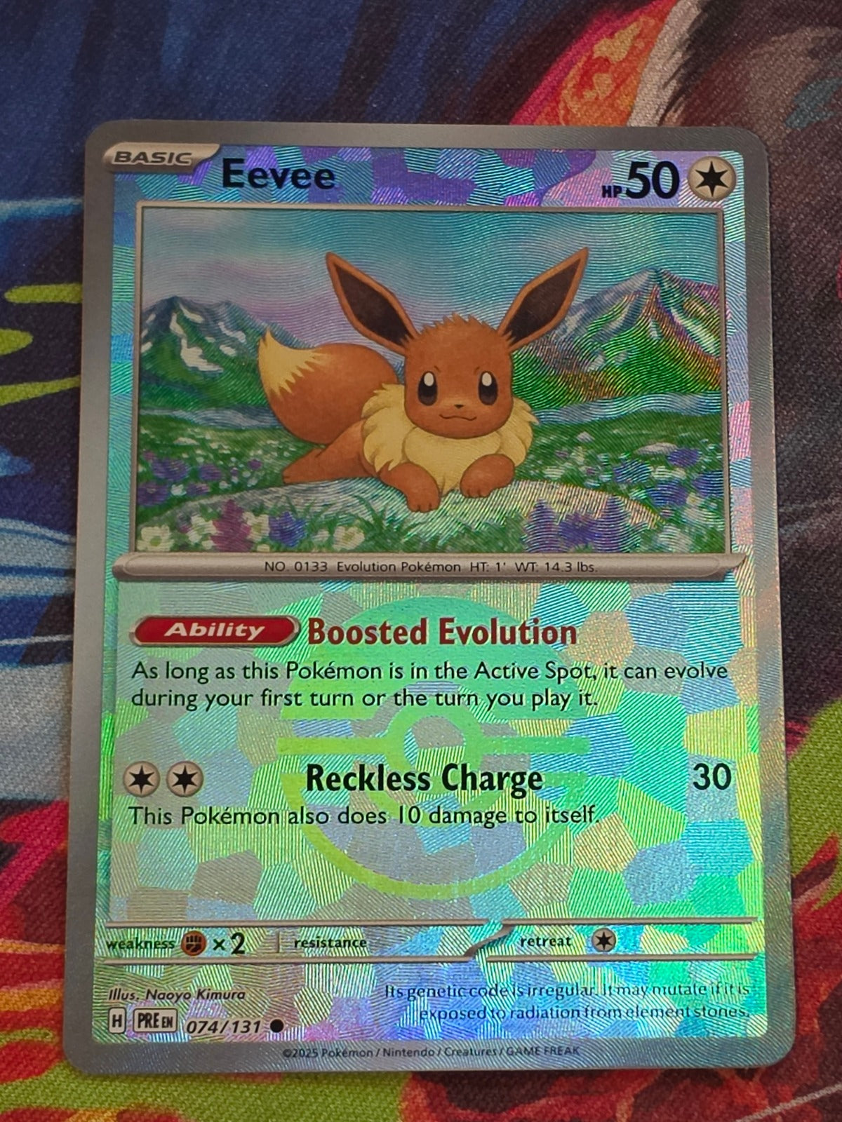 Eevee (Poke Ball Pattern) Common SV: Prismatic Evolutions 074/131 NM Pokemon