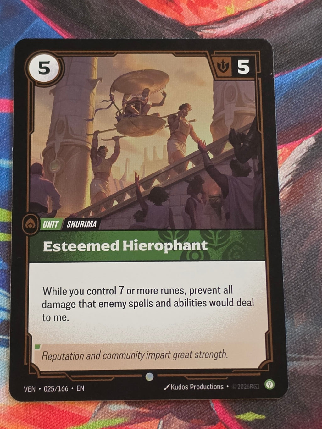 Esteemed Hierophant - 025/166 - Vendetta - Common - NM