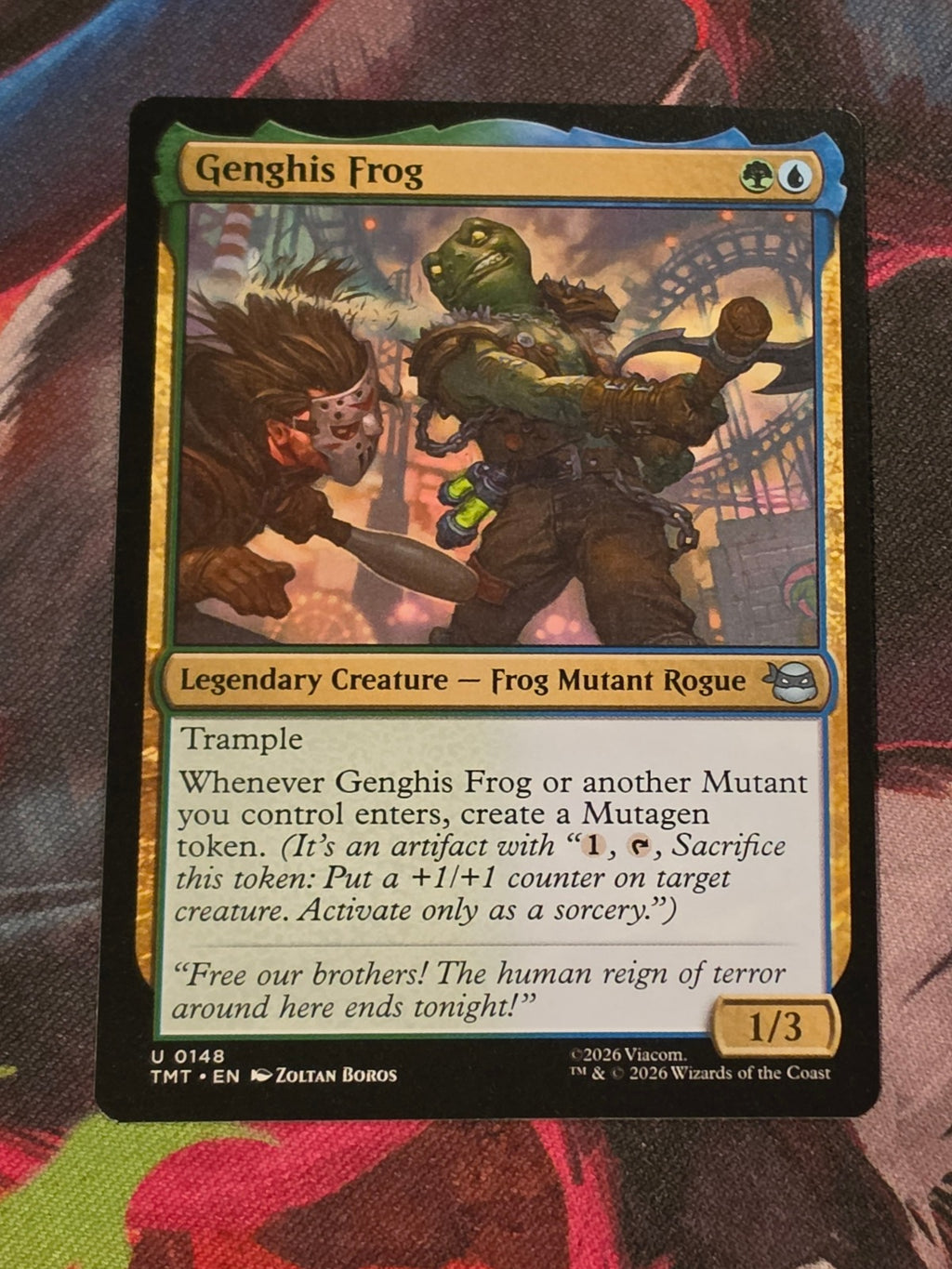 Genghis Frog - 148 - Teenage Mutant Ninja Turtles - U - NM MTG