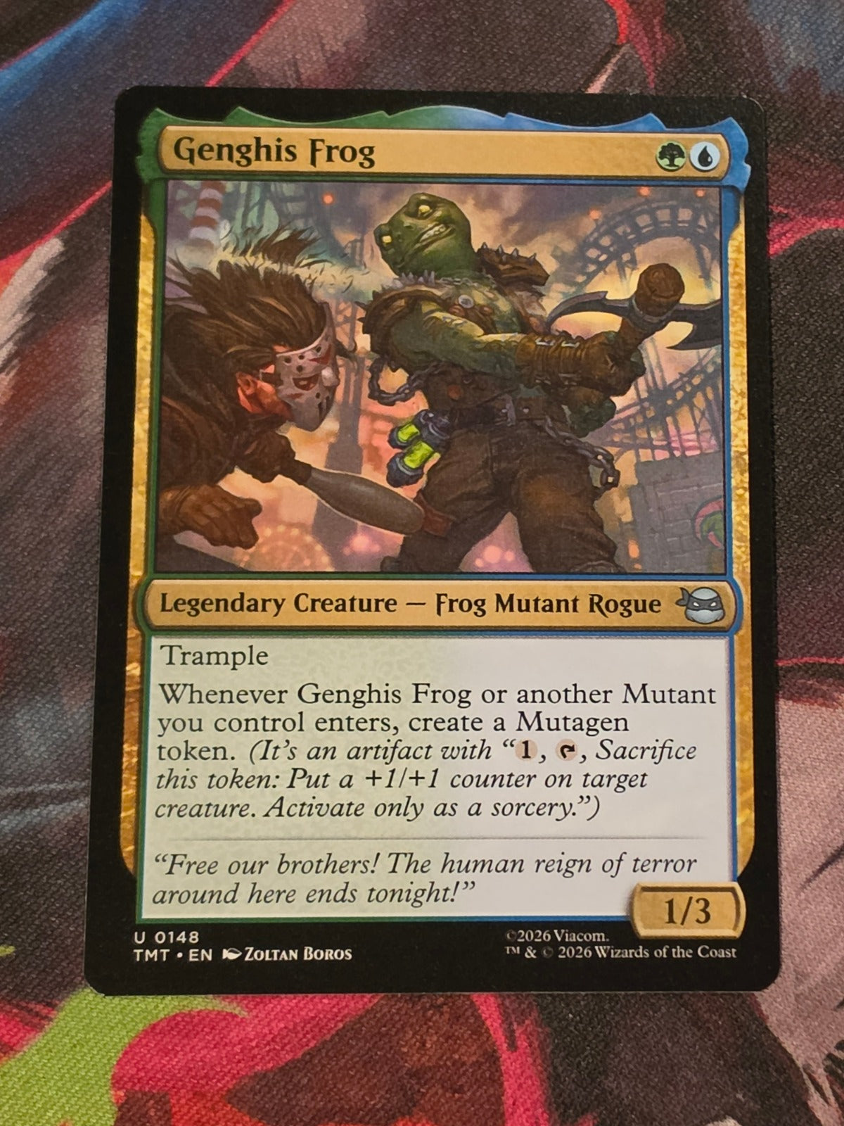 Genghis Frog - 148 - Teenage Mutant Ninja Turtles - U - NM MTG