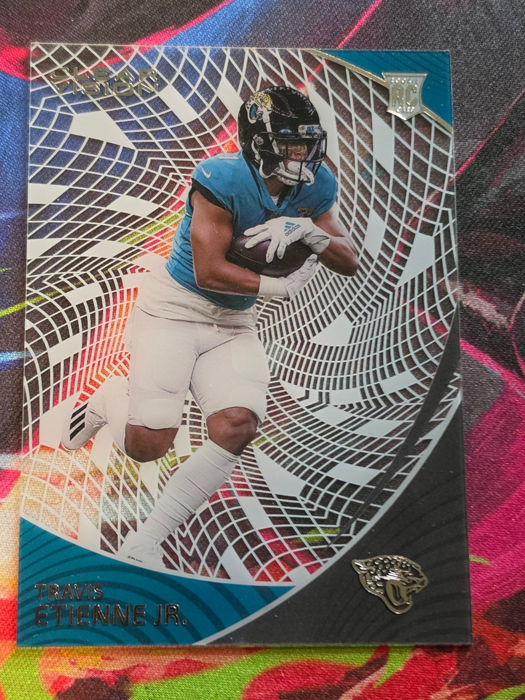 Travis Etienne Jr. 2021 Panini Chronicles - Clear Vision Rookies CVR-15 NM Football