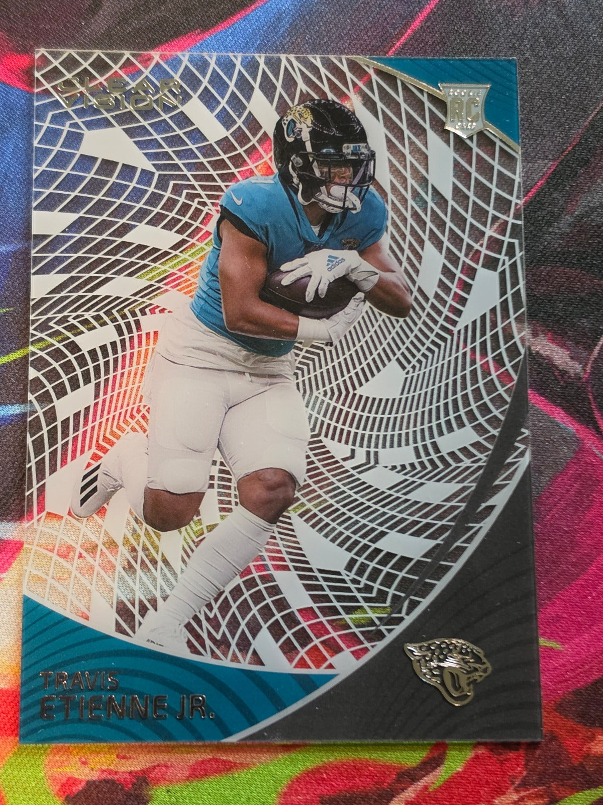 Travis Etienne Jr. 2021 Panini Chronicles - Clear Vision Rookies CVR-15 NM Football