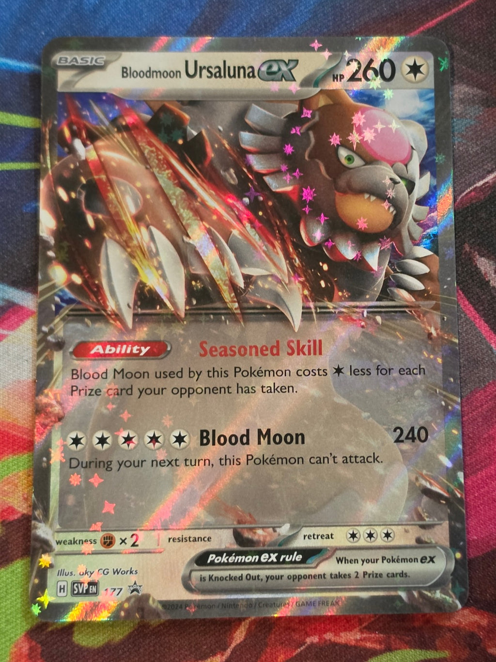 Bloodmoon Ursaluna ex - 177 - SV: Scarlet & Violet Promo Cards - Promo - NM Pokemon