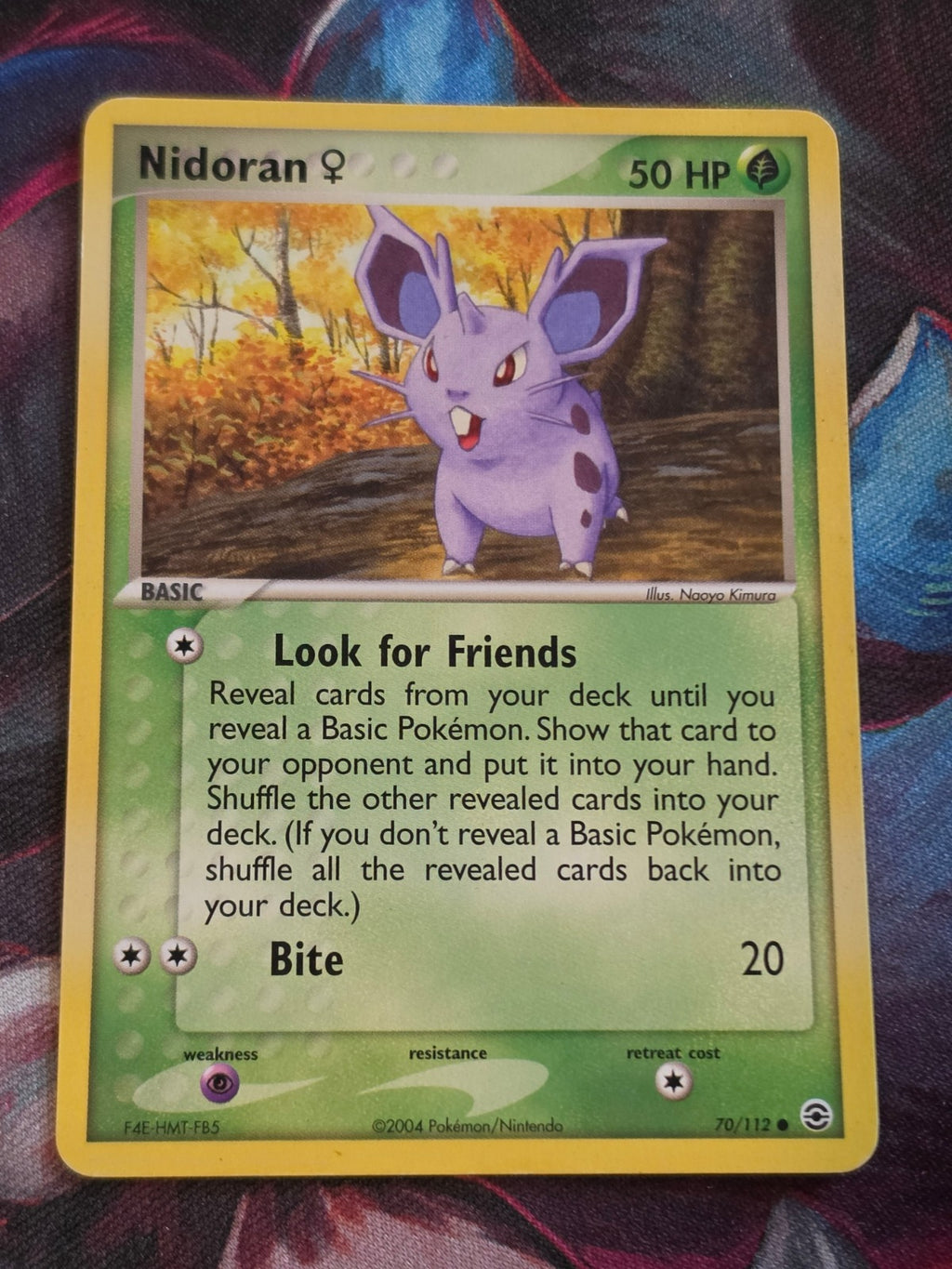 Nidoran F - 70/112 - EX FireRed & LeafGreen - Common - LP - Pokemon