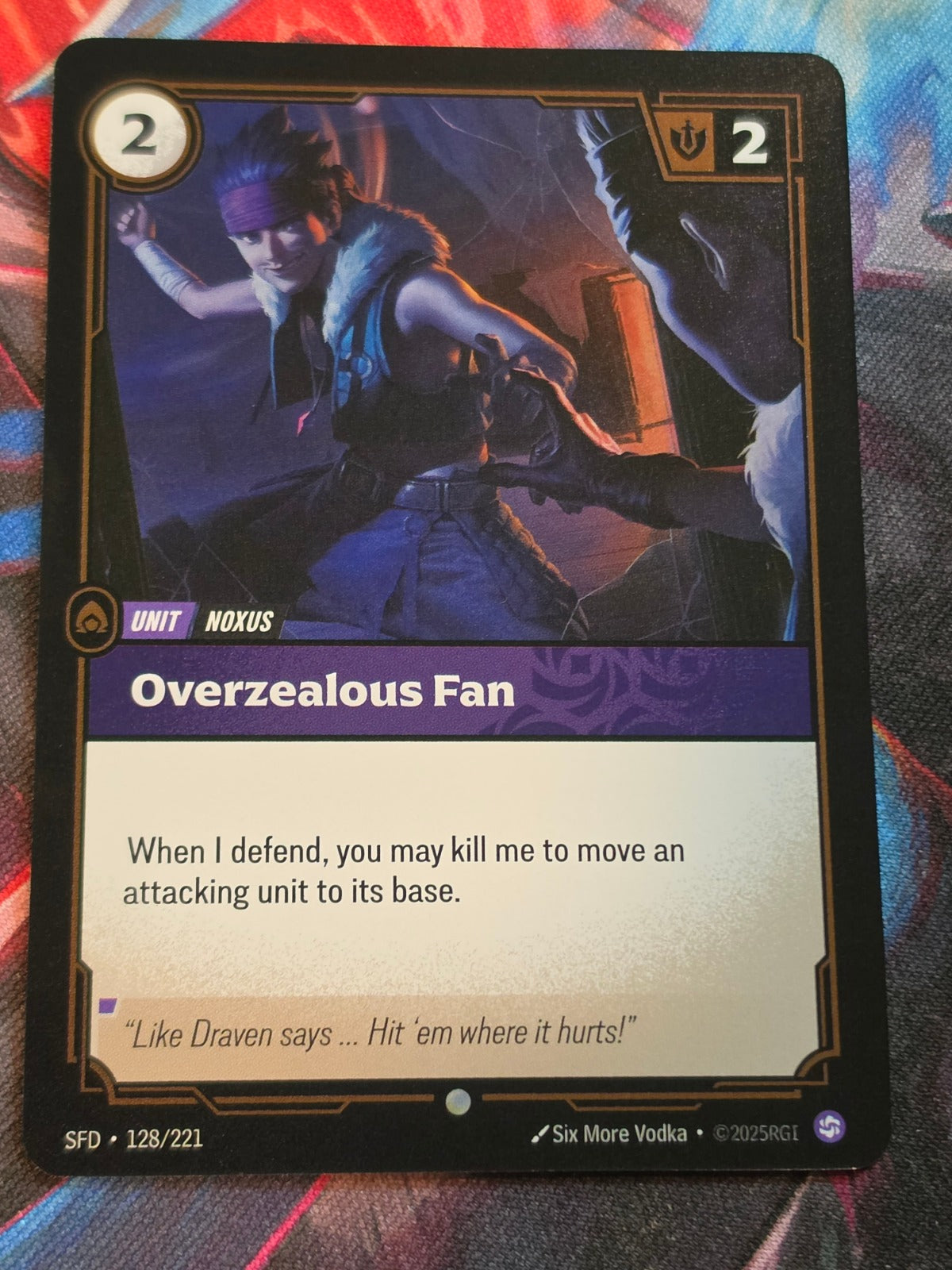 Overzealous Fan - 128/221 - Spiritforged - Common - NM