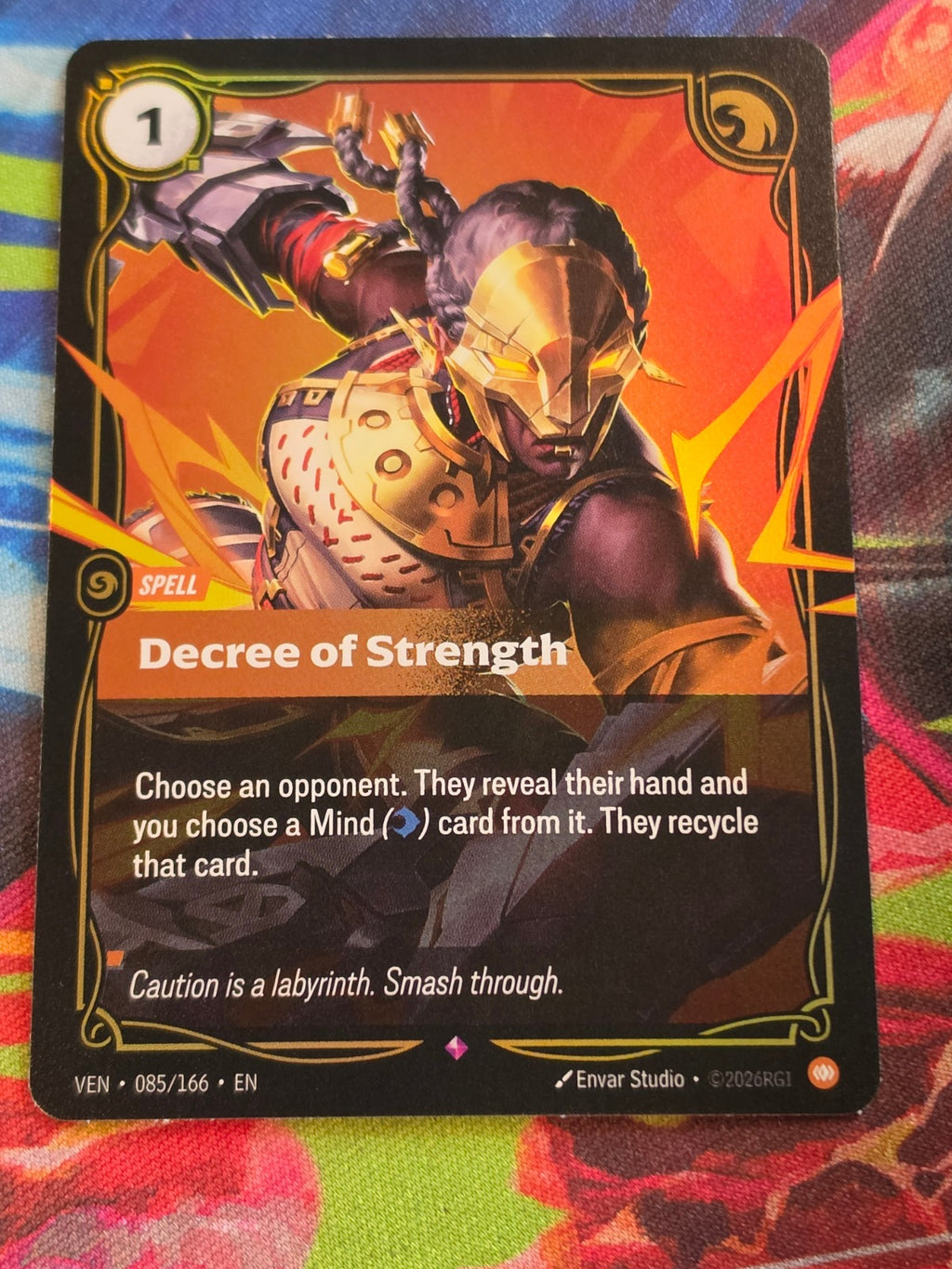 Decree of Strength - 085/166 - Vendetta - Rare - NM