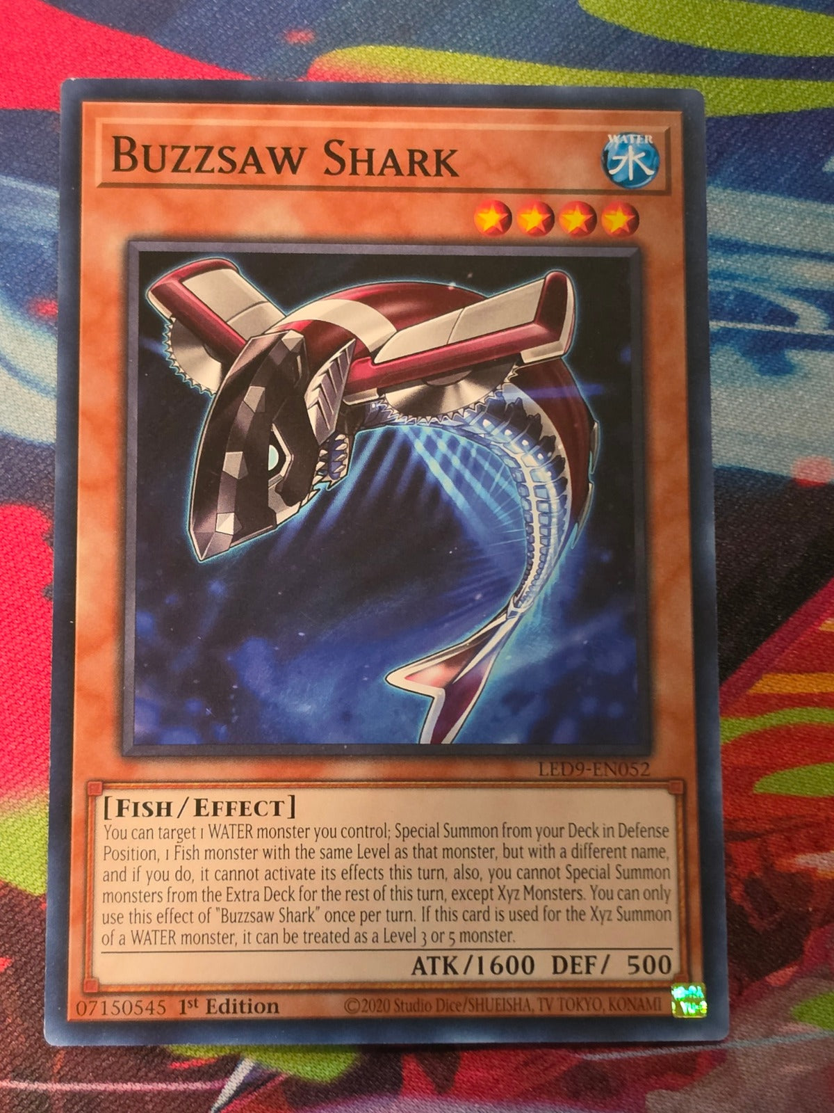 Buzzsaw Shark Common Legendary Duelists: Duels From the Deep LED9-EN052 LP