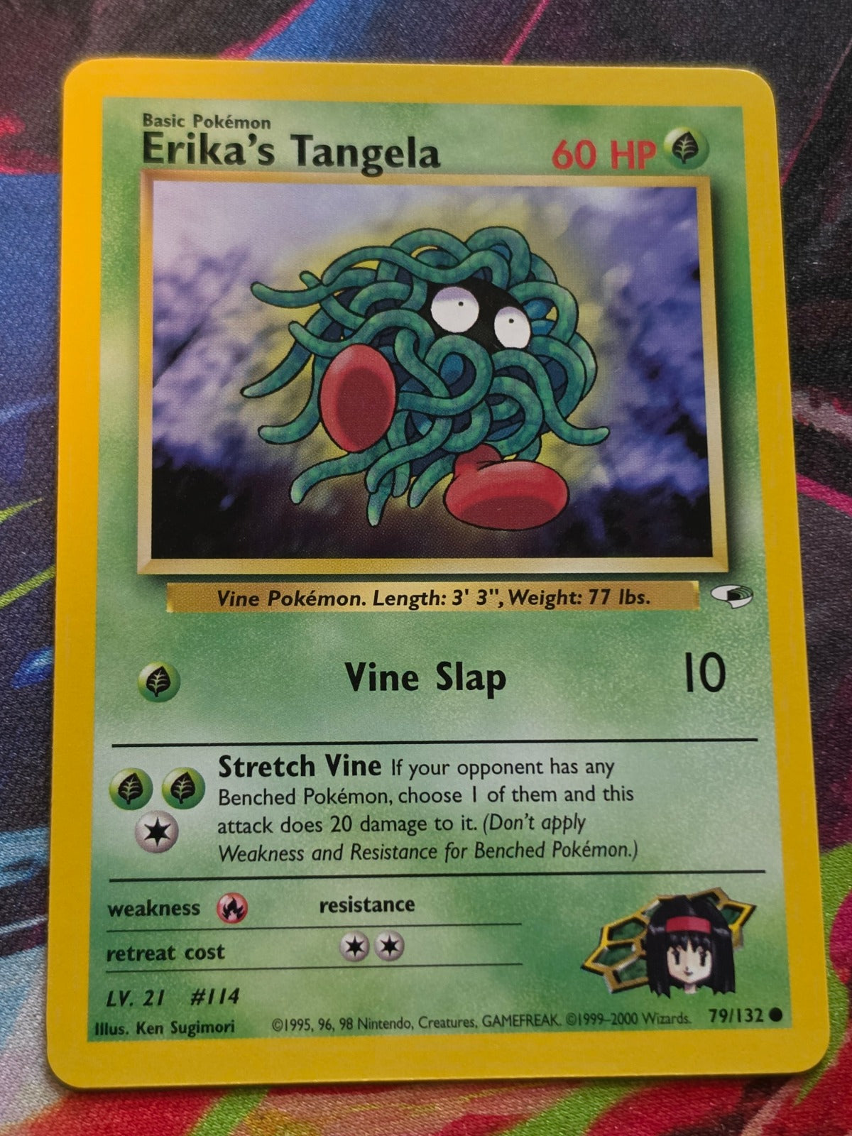 Erika's Tangela - 079/132 - Gym Heroes - Common - Unlimited - NM Pokemon