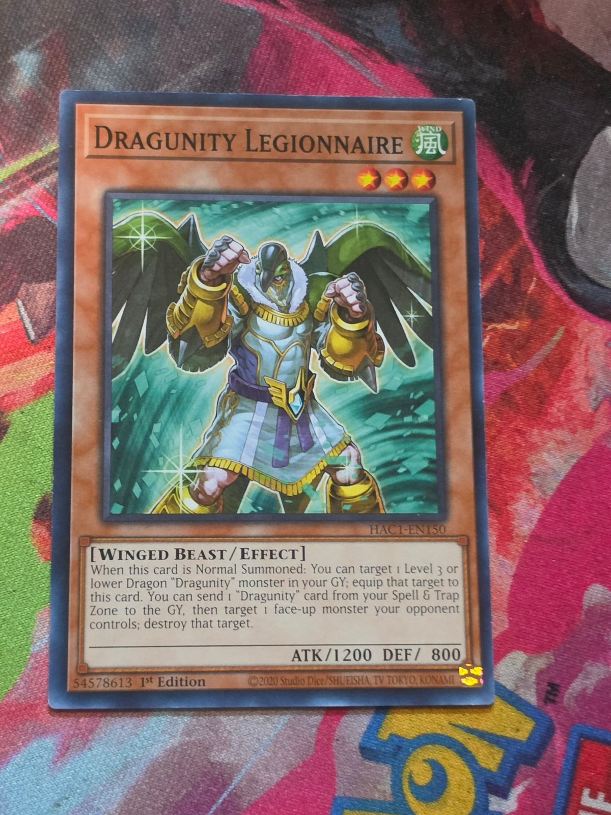 Dragunity Legionnaire Common Hidden Arsenal: Chapter 1 HAC1-EN150 LP
