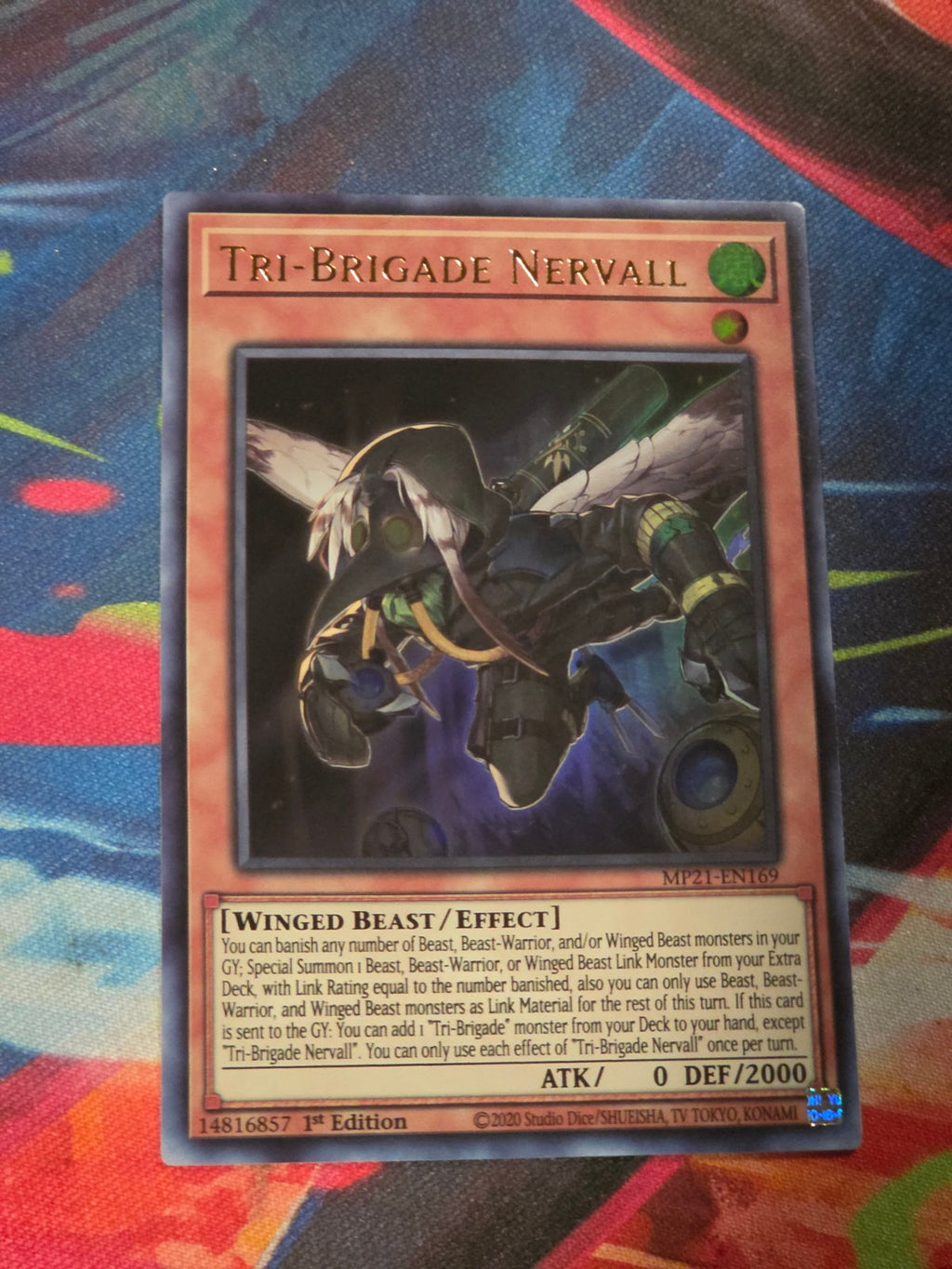 Tri-Brigade Nervall Ultra Rare 2021 Tin of Ancient Battles MP21-EN169 1st Edition LP Yu-Gi-Oh!