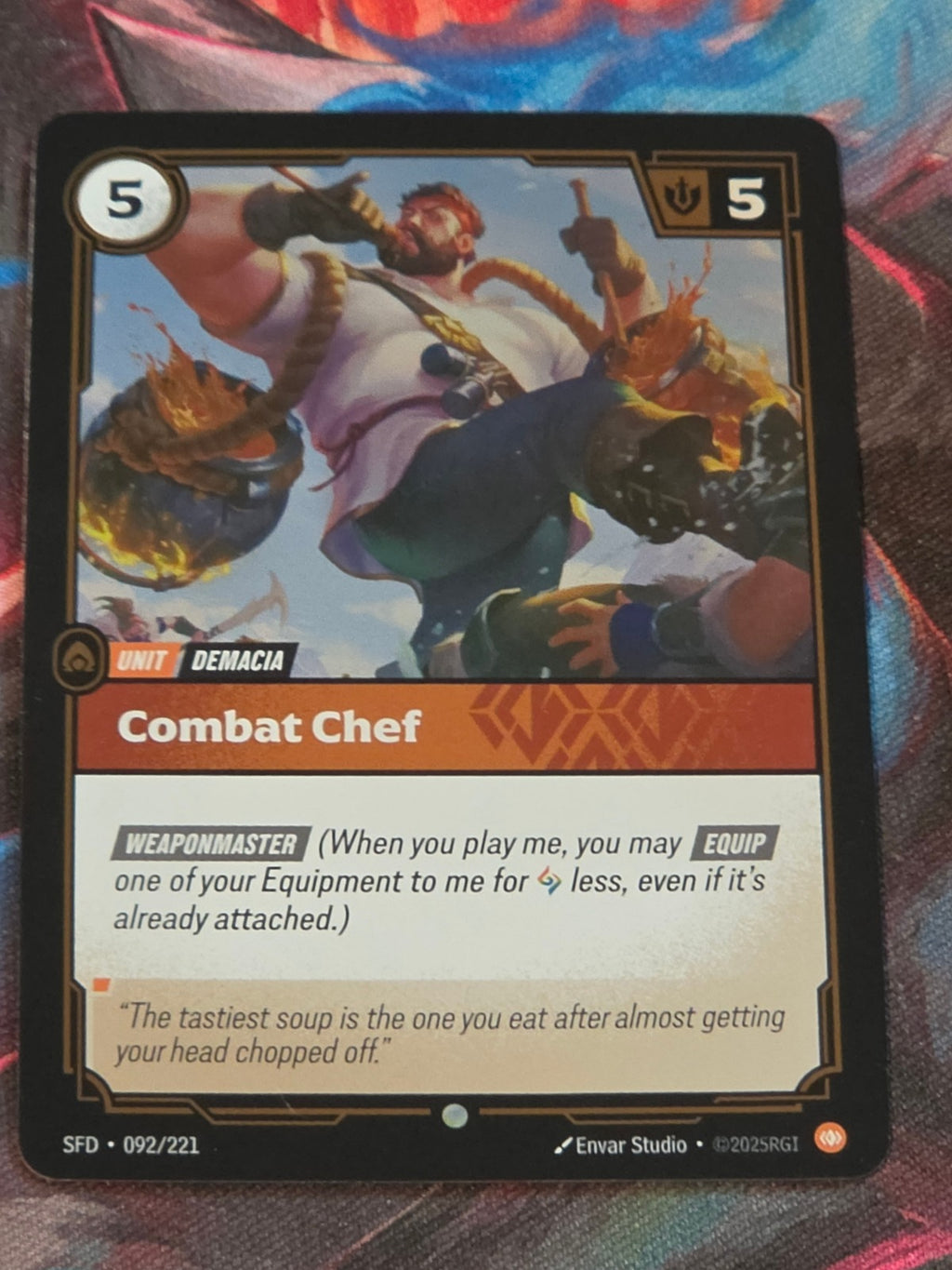 Combat Chef - 092/221 - Spiritforged - Common - NM