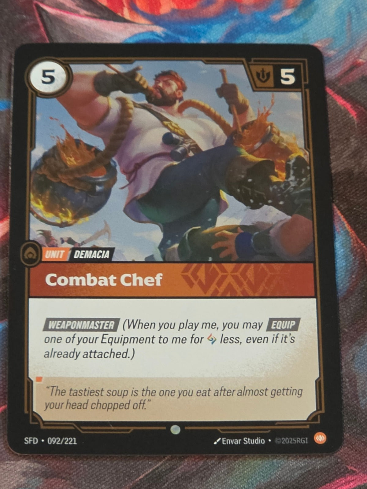 Combat Chef - 092/221 - Spiritforged - Common - NM