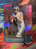 Skylar Thompson 2021-22 Bowman University - Chrome Prospects Pink Refractor 74 NM Football