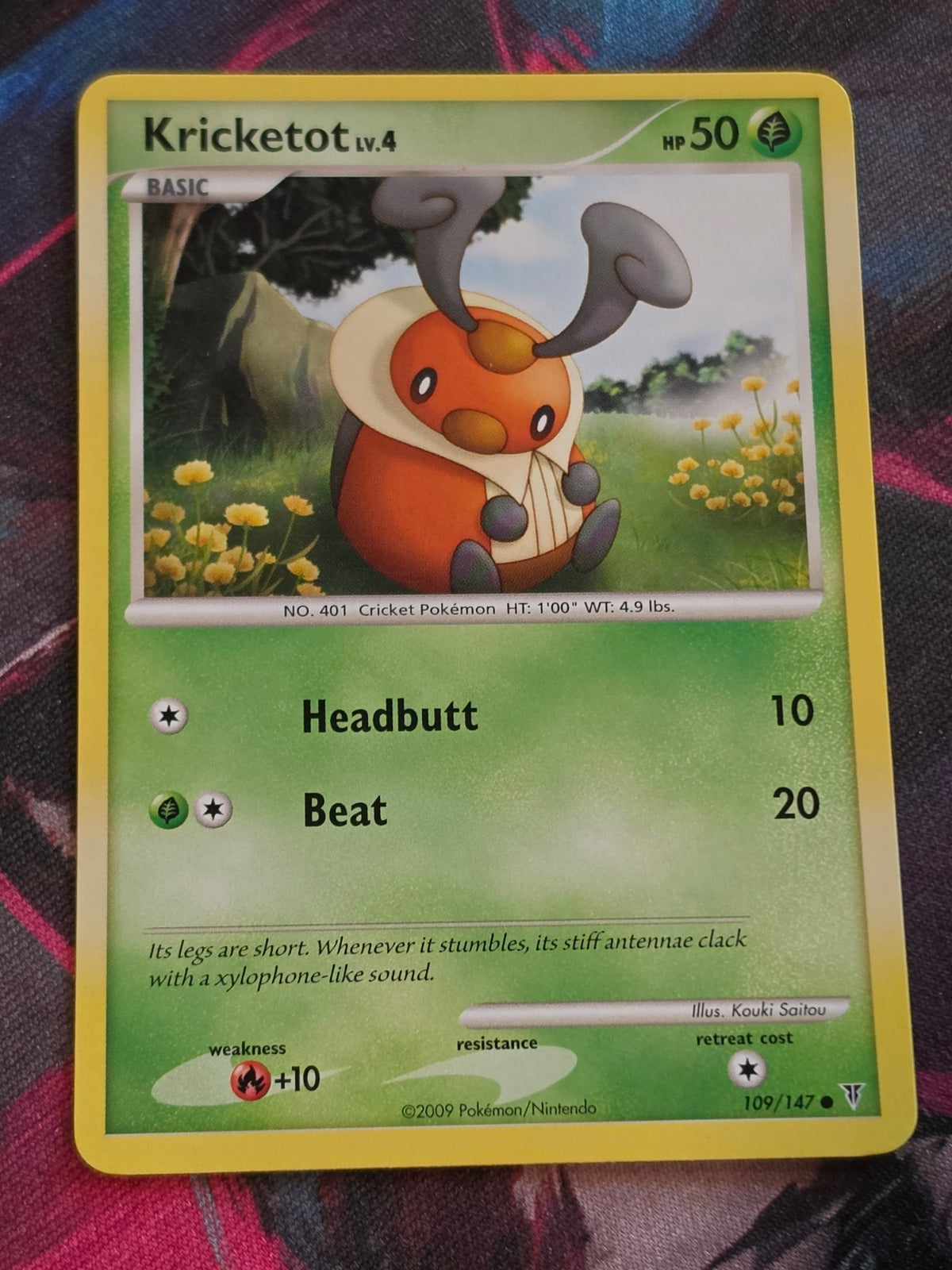 Kricketot - 109/147 - Supreme Victors - Common - LP - Pokemon
