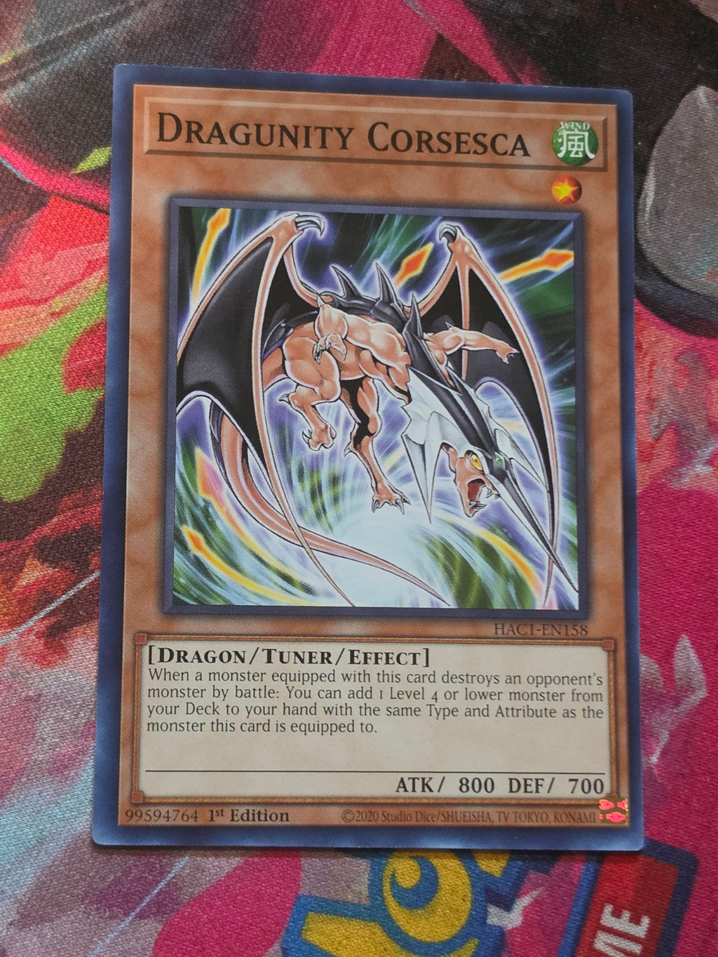 Dragunity Corsesca Common Hidden Arsenal: Chapter 1 HAC1-EN158 LP