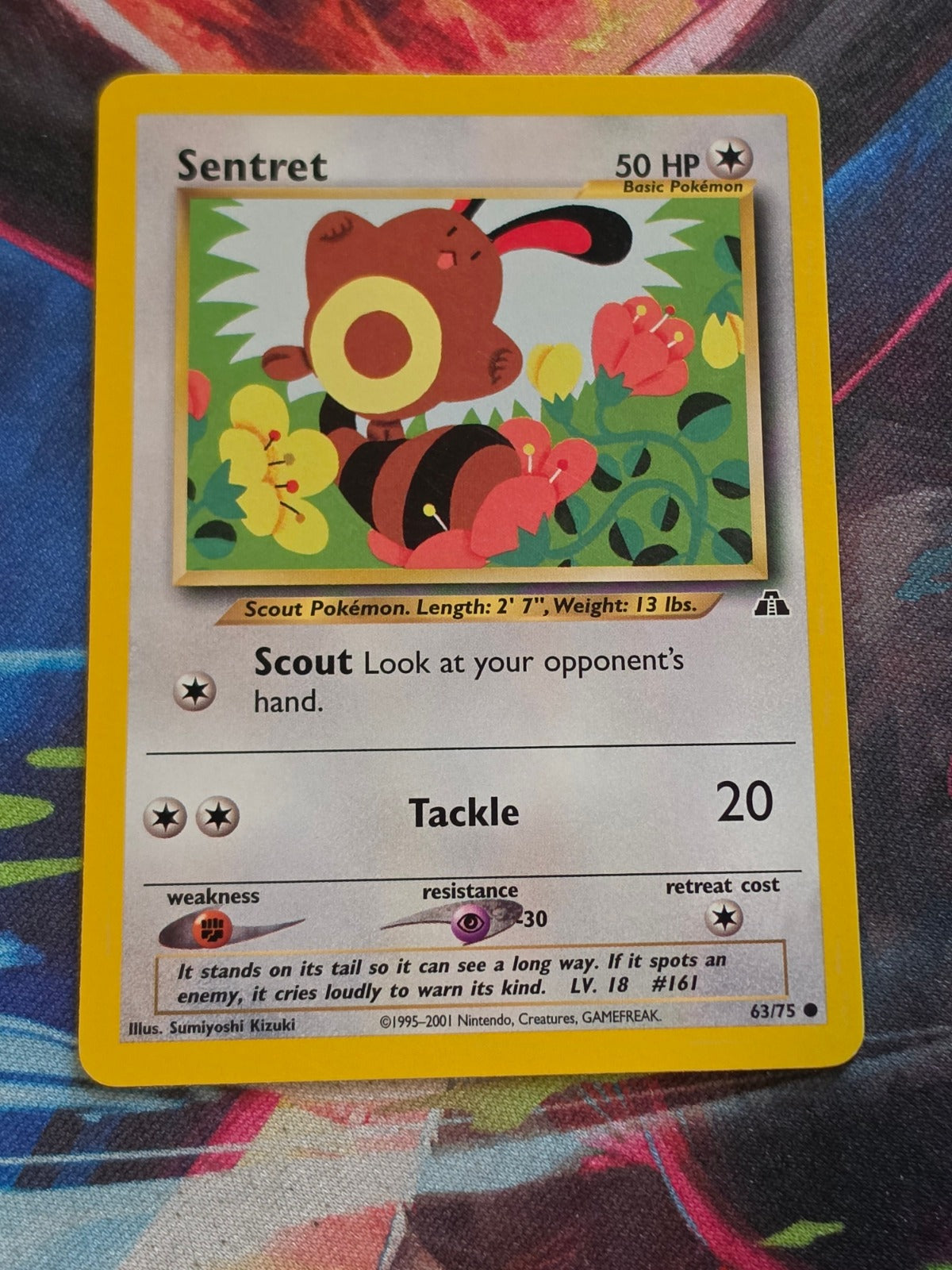 Sentret - 63/75 - Neo Discovery - Common - Unlimited - LP Pokemon