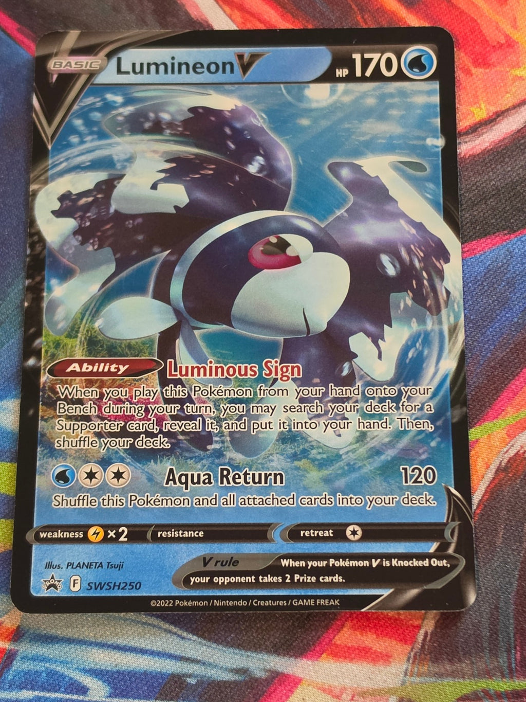 Lumineon V - SWSH250 - SWSH: Sword & Shield Promo Cards - Promo - LP Pokemon