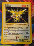 Zapdos Holo Rare Base Set 2 020/130 LP Pokemon