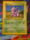 Nidoran M 1st Edition Shadowless Base Set Common 055/102 HP Pokemon
