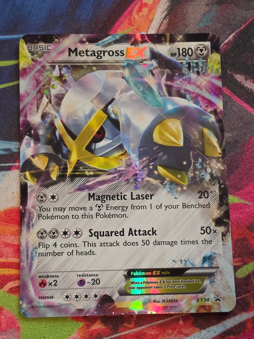 Metagross EX (Shiny) Promo XY Promos XY34 MP Pokemon