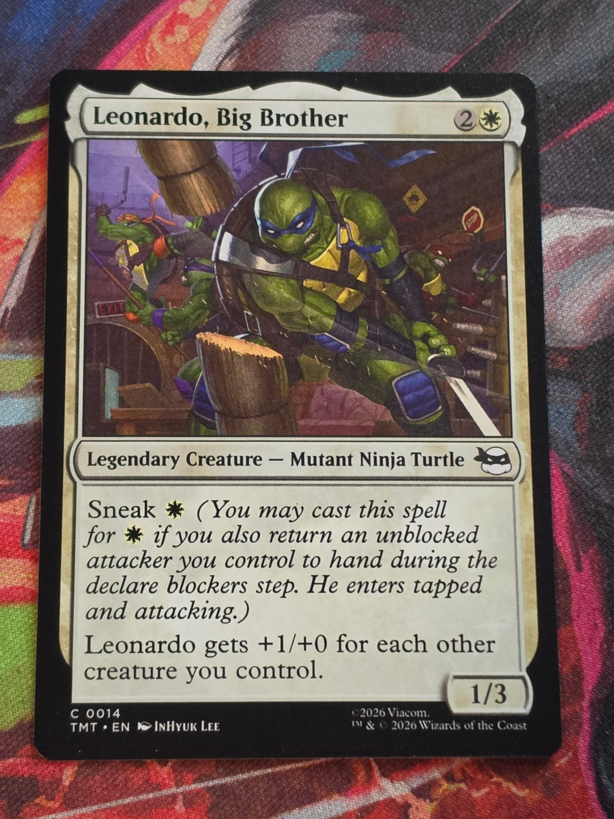 Leonardo, Big Brother - 14 - Teenage Mutant Ninja Turtles - C - NM MTG