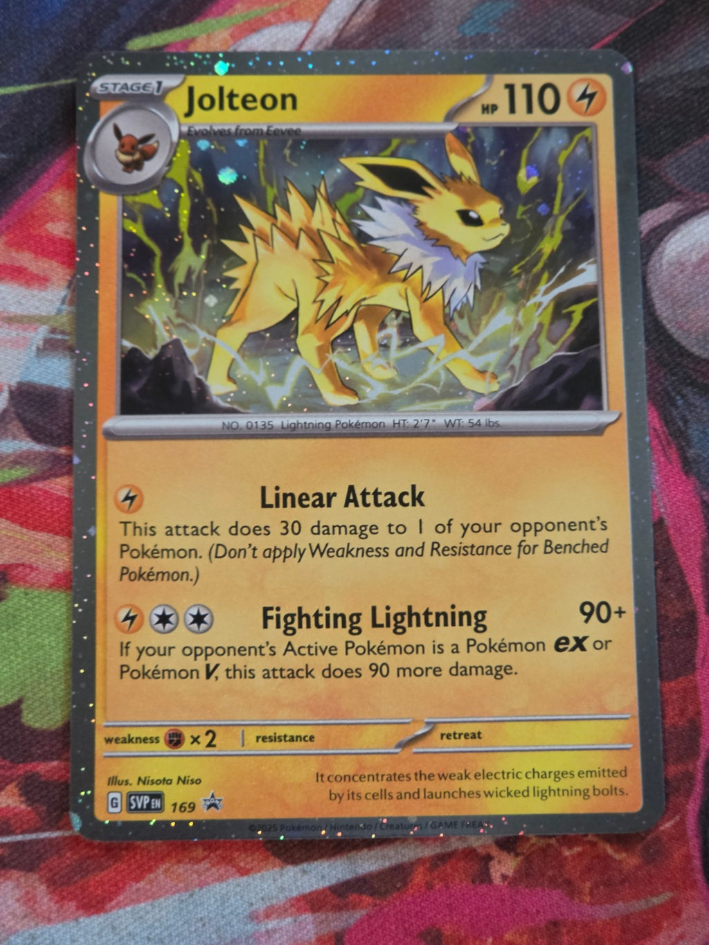 Jolteon (Cosmos Holo) - 169 - SV: Scarlet & Violet Promo Cards - Rare - NM Pokemon
